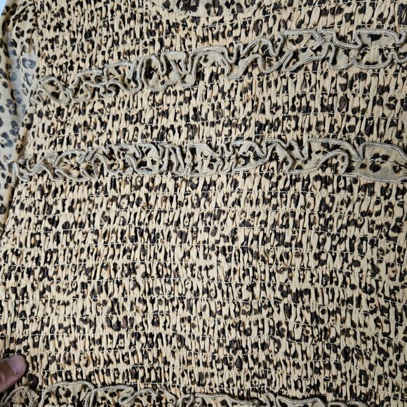 NWT Rachel Parcell Animal Print Dress Size 6 - Picture 9 of 16